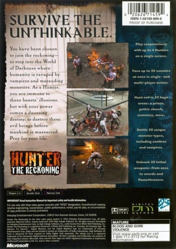 Hunter the Reckoning (NTSC)