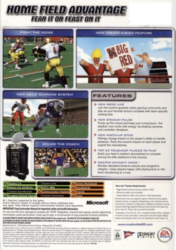 NCAA Football 2005 (NTSC)
