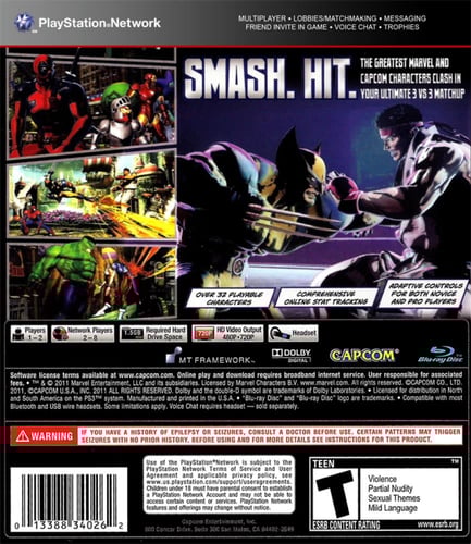 Marvel vs Capcom 3 Fate of Two Worlds