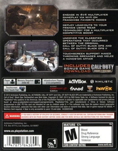 Call of Duty Black Ops Declassified