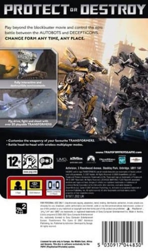 Transformers the Game