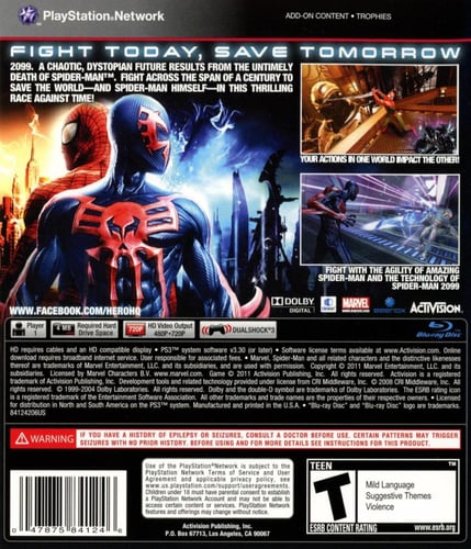 Spider-man Edge of Time