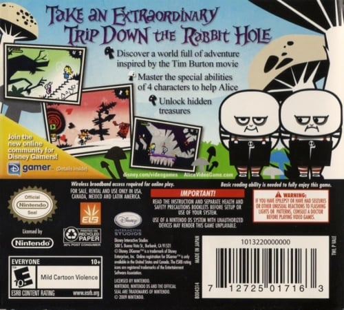 Disney Alice in Wonderland