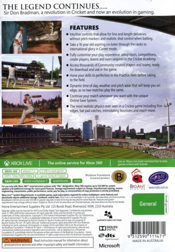 Don Bradman Cricket 14 (PAL)