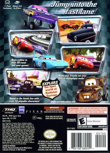Disney Pixar Cars (NTSC)