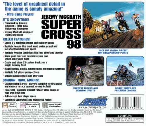 Jeremy Mcgrath Supercross 98 (NTSC)