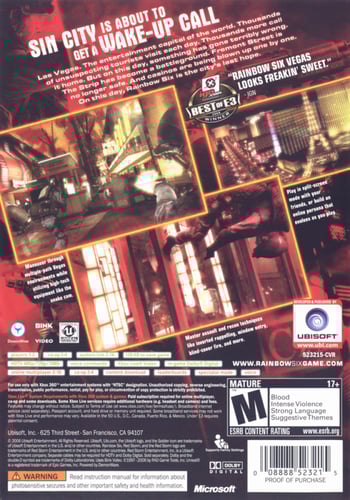 Tom Clancy's Rainbow Six Vegas (NTSC)
