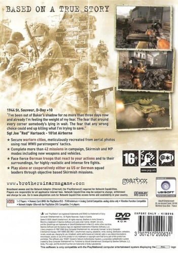 Brothers in Arms Earned in Blood (PAL)