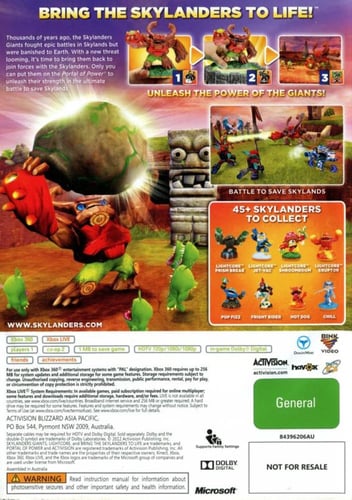 Skylanders Giants (NTSC)