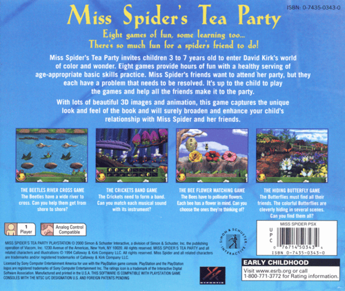 Miss Spider's Tea Party (NTSC)