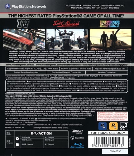 Grand Theft Auto IV & Episodes From Liberty City