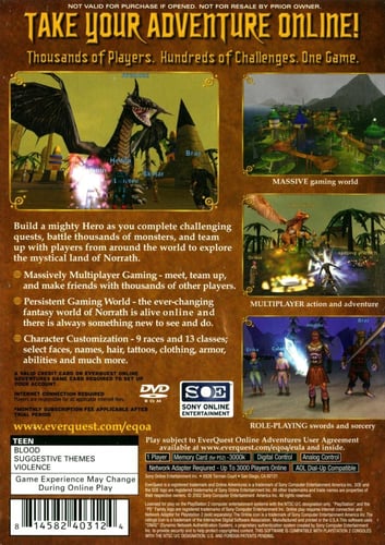Everquest Online Adventures (NTSC)