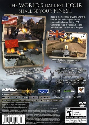 Call of Duty Finest Hour (NTSC)
