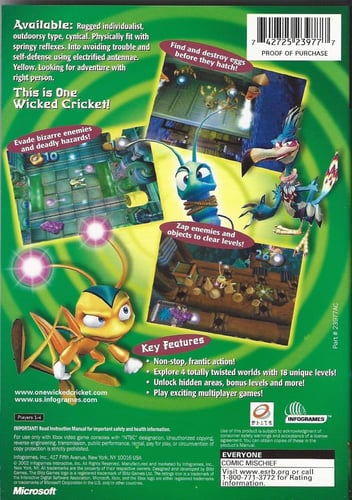 Zapper One Wicked Cricket! (NTSC)