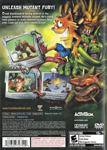 Crash Mind Over Mutant (NTSC)