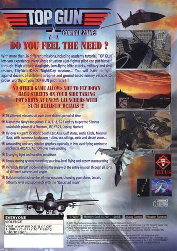 Top Gun Combat Zones (NTSC)