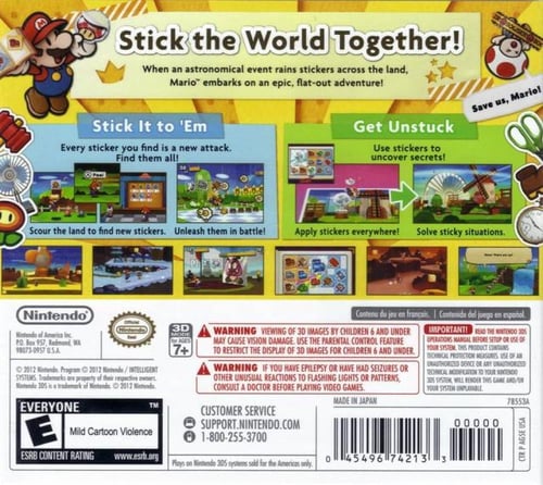 Paper Mario Sticker Star (NTSC)