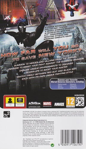 Spider-Man Web of Shadows Amazing Allies Edition