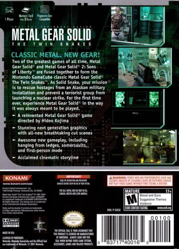 Metal Gear Solid the Twin Snakes (NTSC)