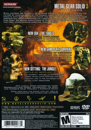 Metal Gear Solid 3 Snake Eater (NTSC)
