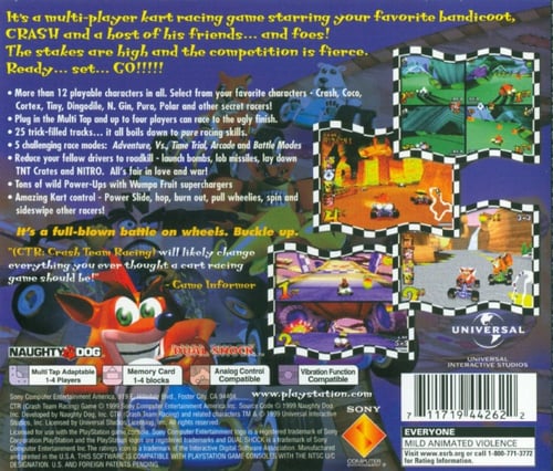CTR Crash Team Racing (NTSC)
