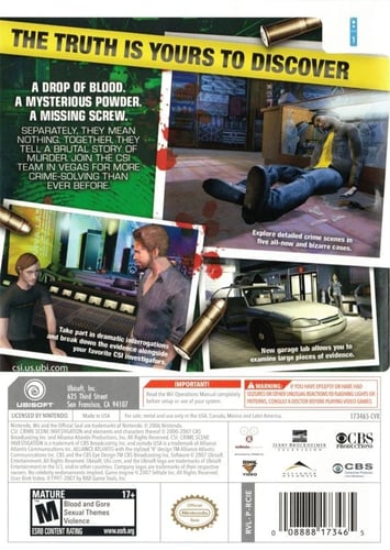 CSI Hard Evidence (NTSC)