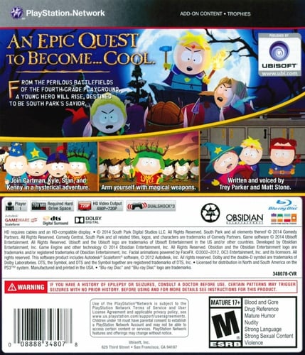 South Park the Stick of Truth