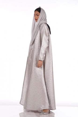 عبايا فخمه للمناسبات بكريستال منثور كامل على العبا...