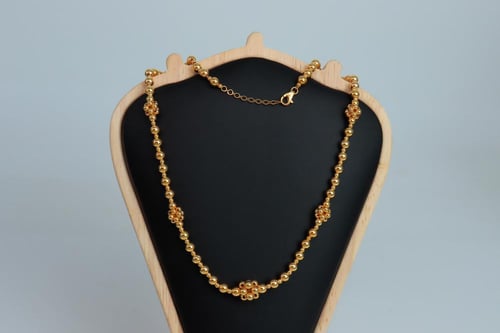 سلسال ذهب الببلز عيار 21 وزن 8.5 جرام