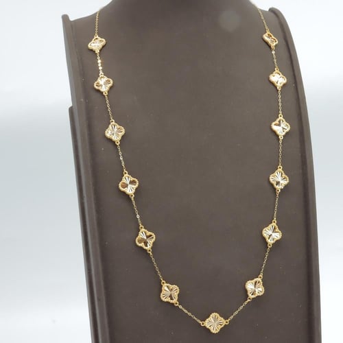 سبحة نواعم الفان كليف عيار 18 وزن 6.4 جرام