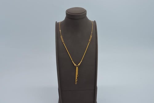 سبحة ذهب ناعمة عيار 21 وزن 3.8 جرام