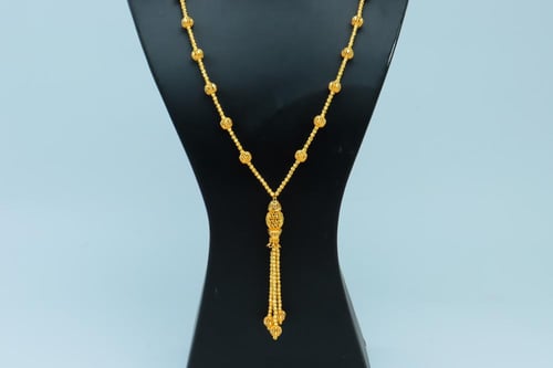 سبحة ذهب بحريني عيار 21 وزن 20.8 جرام