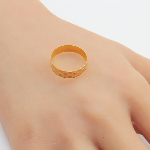 دبلة ذهب عيار 21