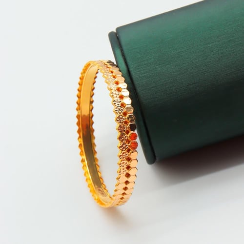 غوايش ذهب اطفال تصميم الشومية العريض عيار 21