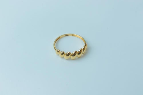 خاتم ذهب امواج عيار 18