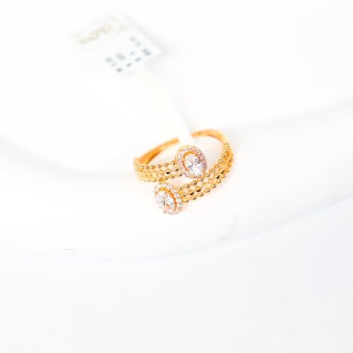 خاتم تصميم الماسي عيار 18