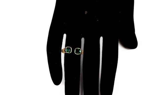 خاتم ذهب عيار 18 تصميم الماسي ايطالي وزن 2.2 جرام