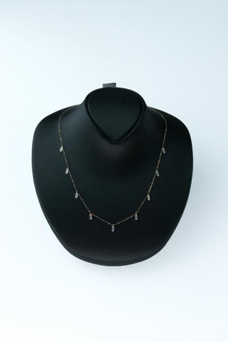 تشوكر ذهب سوليتير تصميم الماسي عيار 18