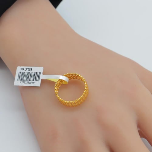 دبلة ذهب عيار 21 وزن 2.66 جرام