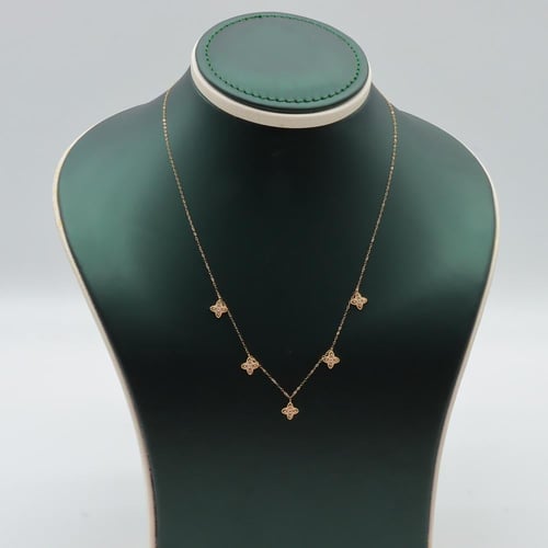 تشوكر ذهب عيار 18 تصميم الماسي وزن 1.4 جرام