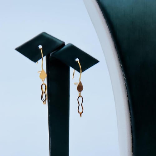 طقم ذهب ناعم عيار 21 وزن 2.25 جرام