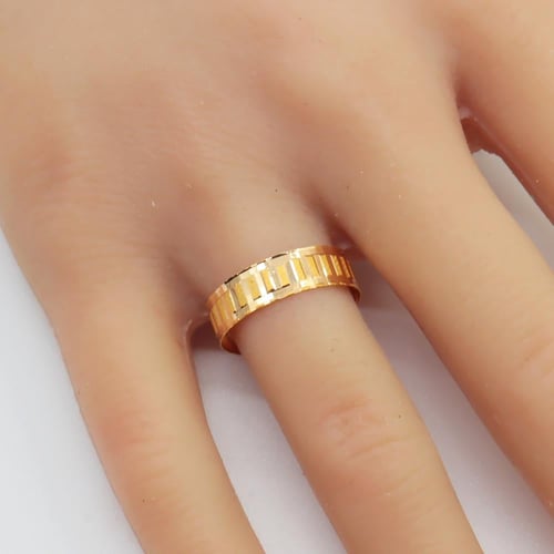 دبلة ذهب عيار 21