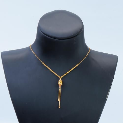 سبحة ذهب تصميم بحريني ناعمه عيار 21 وزن 1.35 جرام