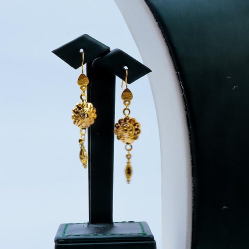 طقم ذهب كرسي جابر عيار 21 وزن 12.8 جرام