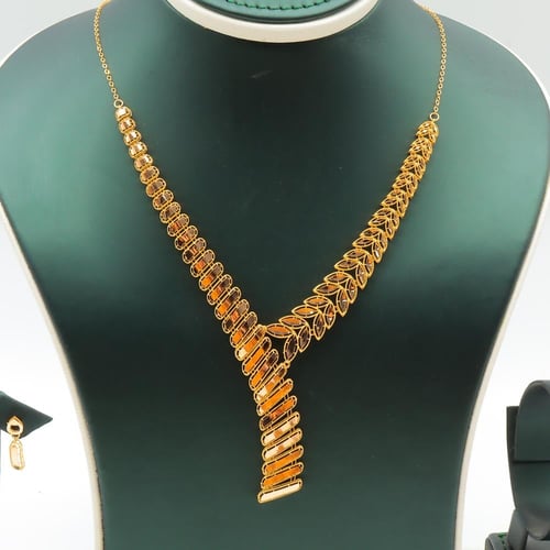 طقم ذهب غصن الزيتون عيار 21 وزن 12.57 جرام