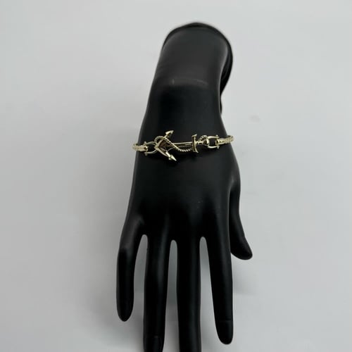 اسوارة ذهب تصميم ايطالي عيار 18 وزن 12.6 جرام