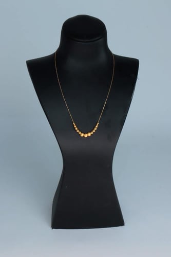 سلسال ذهب الببلز عيار 21 وزن 1.2 جرام