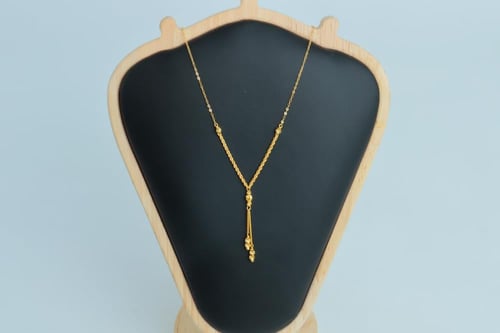 سبحة ذهب الدوريكاء الناعمة شكل المبروم عيار 21 وزن...