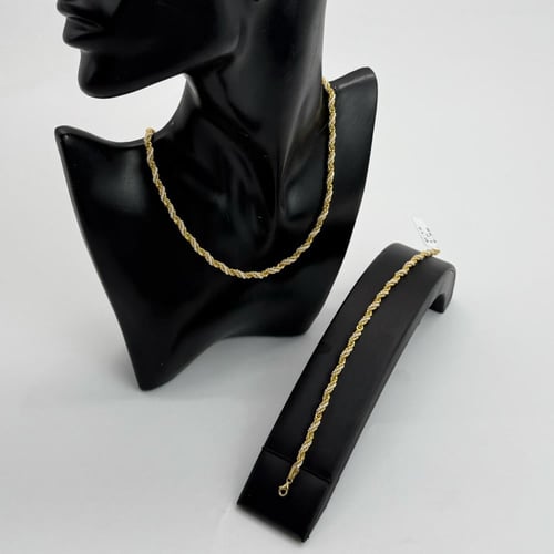 كلكشن عقد المبروم مع الاسوارة مطعم بالؤلؤ الزراعي...