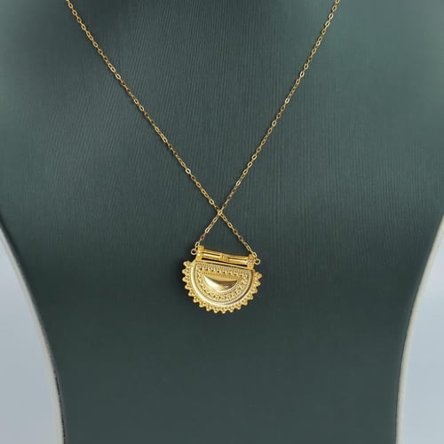 عقد ذهب الرمش عيار 21 وزن 2.11 جرام